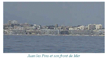 Zone de Texte:  
Juan les Pins et son front de Mer
